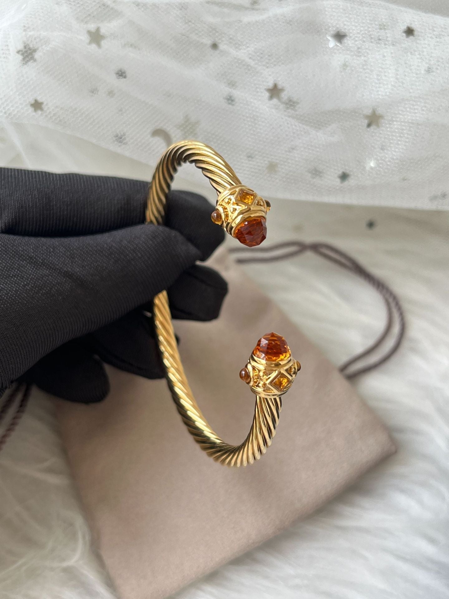 David Yurman Color Diamond Open Bangle