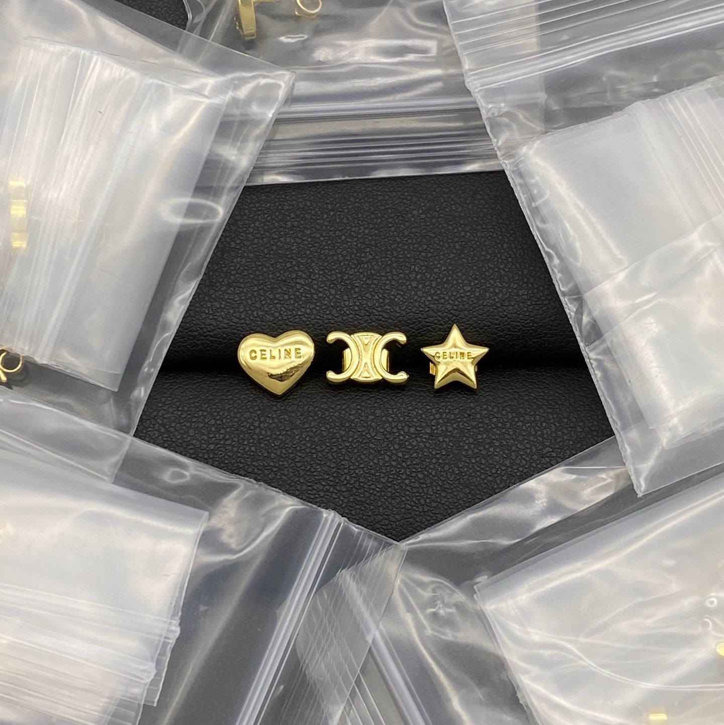 Celine Triple Earrings Set