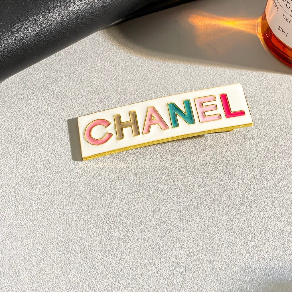 Chanel Colorful Hair Clip(3pcs Total)