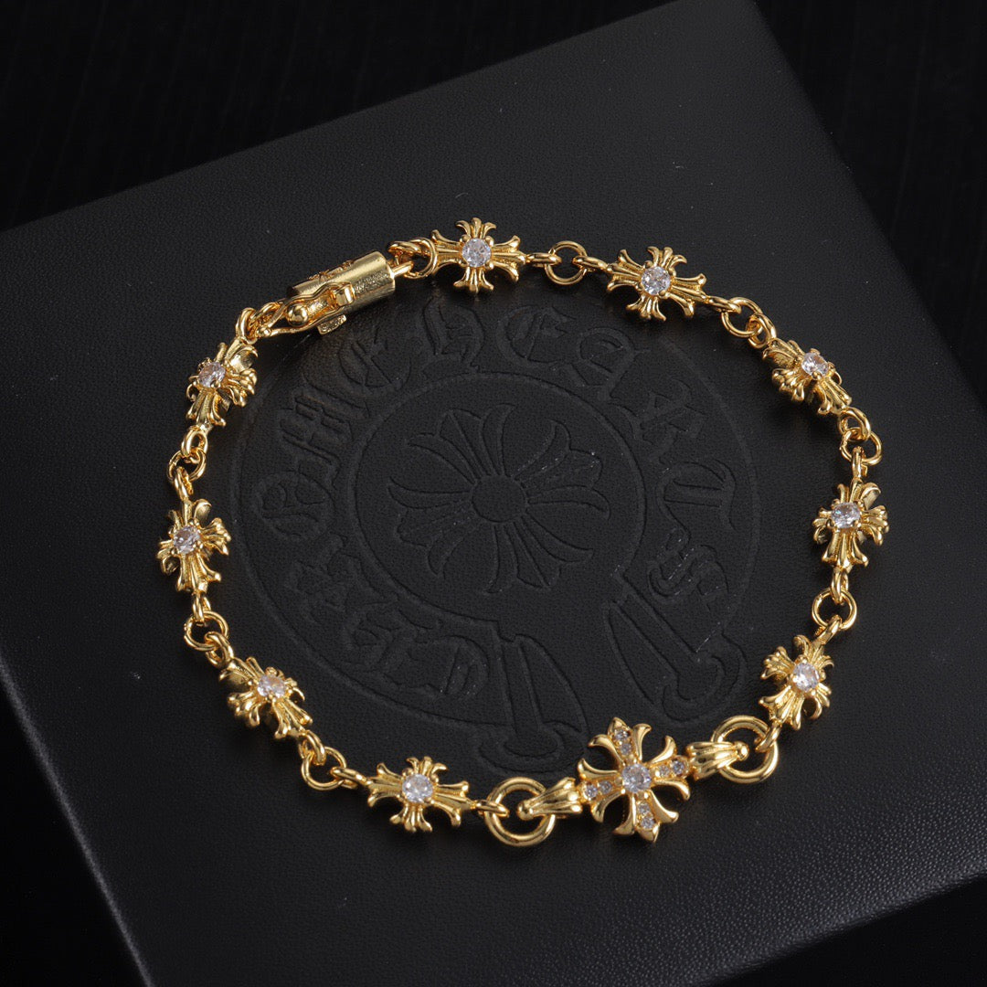 Chrome Hearts Diamond Bracelet